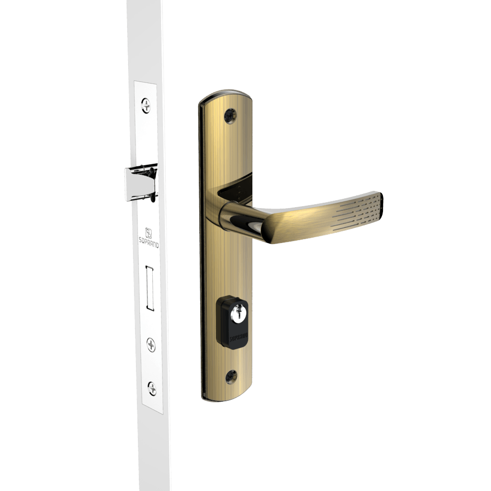 ロングTIP 9.8　 Yuji Carlos Okumura Fechadura Externa 55x70 ESP19 PY53 Antique Brass Ícaro Way